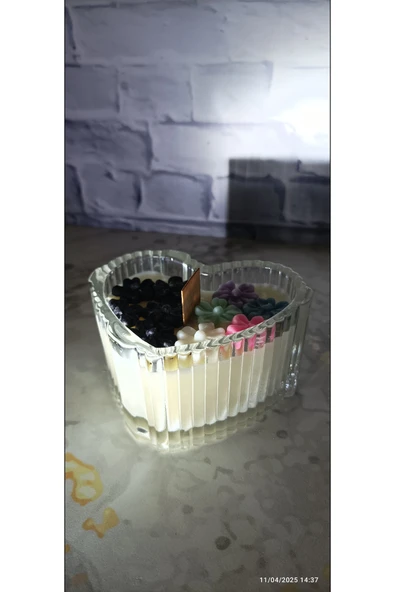 Pinhomedizayn Cam kap senden önce senden sonra %100 soya mum - 2