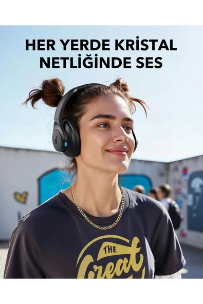 Anker Soundcore Q11i Kablosuz Kulak Üstü Bluetooth Kulaklık - Siyah - A3005 - 6