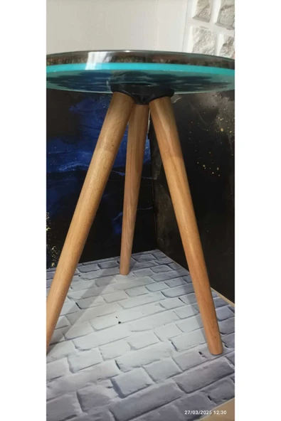 Pinhomedizayn Epoksi döküm sehpa