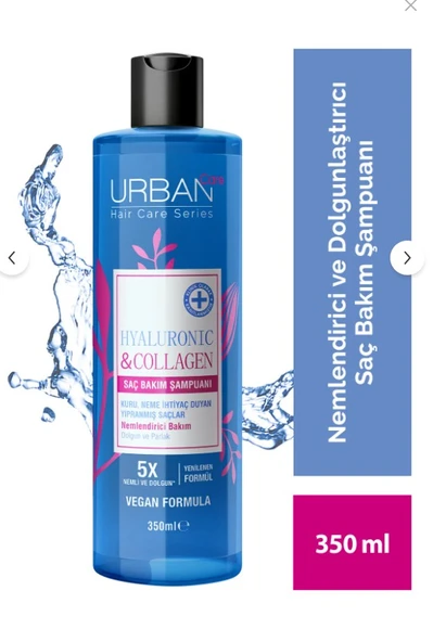 Urban Care Hyaluronic & Collagen Ekstra Dolgunlaştırıcı Saç Bakım Şampuanı 350 ml ürün görseli 1