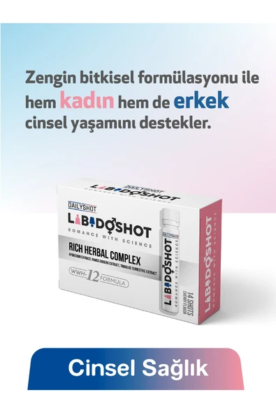 hangover Shot Libidoshot Kadın Erkek Cinsel Sağlık Desteği, Libido Shot Bitkisel Içerikli Takviye - Resim 3