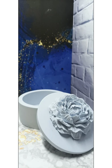 Pinhomedizayn Taş döküm kapaklı kap