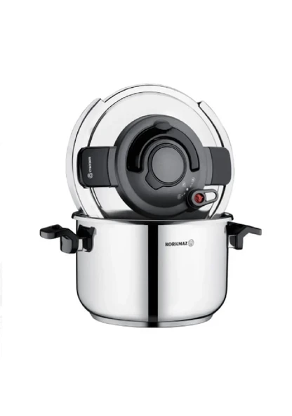 Korkmaz A173-01 Alessa 7 Litre Düdüklü Tencere - Resim 4