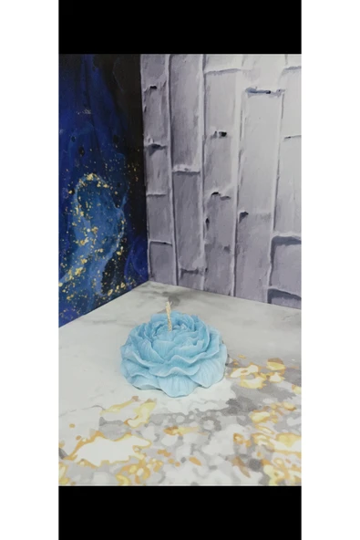 Pinhomedizayn 3 Adet Şakayık %100 Soya Mum