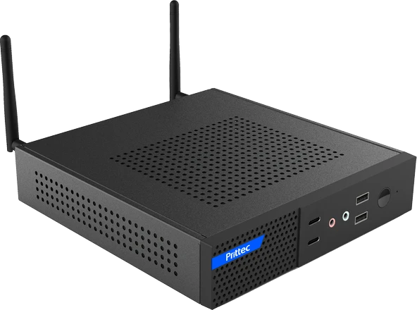 PRITTEC Q7-TH610L BAREBONE FreeDos MINI PC/ (SSD-RAM-CPU YOK)