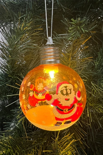 Waldern Yılbaşı Ağaç Sarı Işıklı Ampul Süs - Resim 2