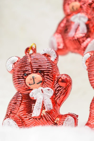 Waldern Premium Collection 3lü Ayıcık Yılbaşı Süs - Resim 3