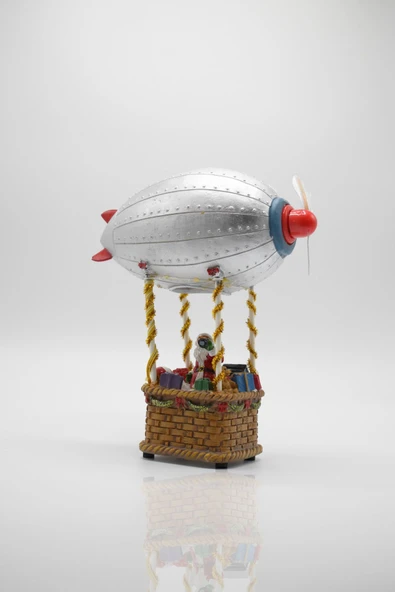 Waldern Premium Collection Dekoratif Led Işıklı Zeplin Balon Yılbaşı Süs - Resim 6