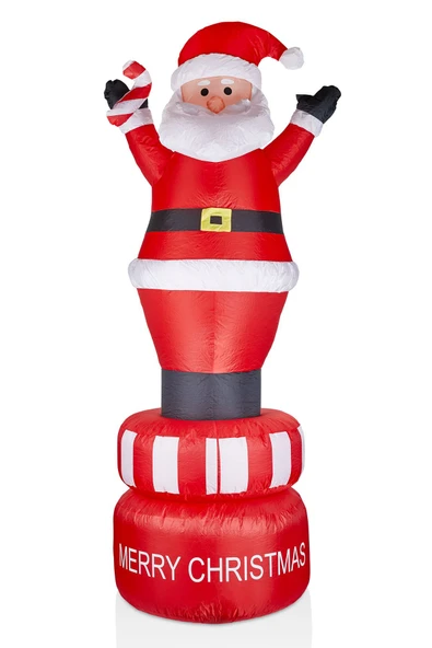 Waldern Premium Collection 210 cm Hareketli Şişme Noel Baba Yılbaşı Süs Dekorasyon ürün görseli