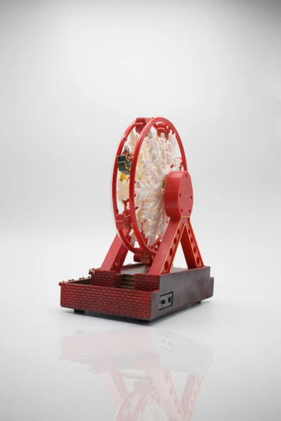 Waldern Premium Collection Dekoratif Yılbaşı Süs Müzikli Işıklı Dönme Dolap - 7