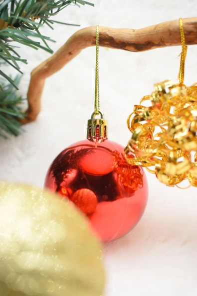 Waldern Premium Collection 12li New Ev Yılbaşı Süs 5 cm - Resim 5