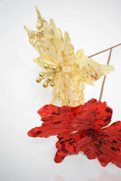 Waldern Premium 25*25 cm Yılbaşı Süs Yapay Çiçek - Resim 4