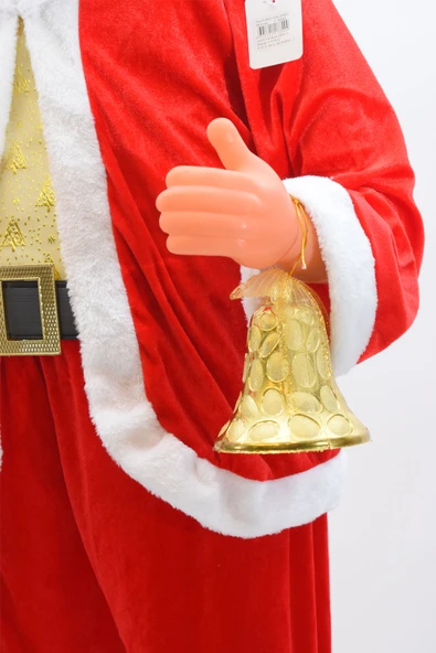 Waldern Yılbaşı 160 cm Hareketli Noel Baba Şarkı Söyler - Resim 4