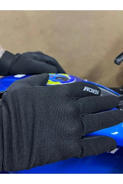 VENOM YAZLIK MOTOSİKLET ELDİVENİ VNP-650 SİYAH