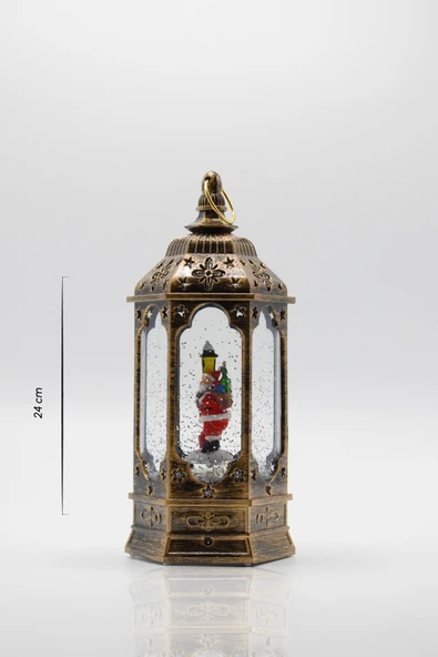 Waldern Premium Collection Dekoratif Işıklı Yılbaşı Süs Fener 24 cm - Resim 2