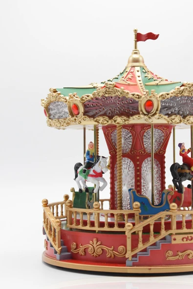 Waldern Premium Collection Yılbaşı Süsü Atlıkarınca XL - Resim 4