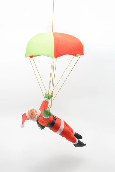 Waldern Premium Parşütlü Noel Baba Yılbaşı Süs - Resim 2