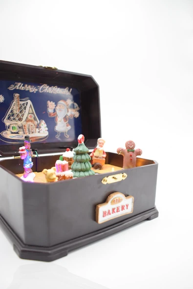 Waldern Premium Collection Dekoratif Müzik Kutusu Yılbaşı Temalı - Resim 4