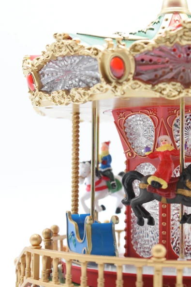 Waldern Premium Collection Yılbaşı Süsü Atlıkarınca XL - Resim 6