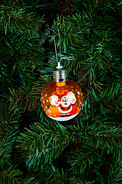 Waldern Yılbaşı Ağaç Sarı Işıklı Ampul Süs - Resim 5