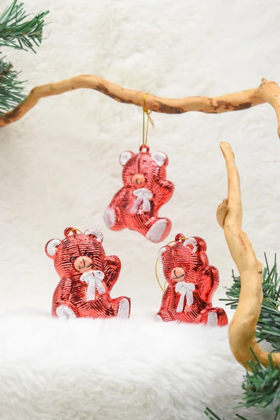 Waldern Premium Collection 3lü Ayıcık Yılbaşı Süs ürün görseli