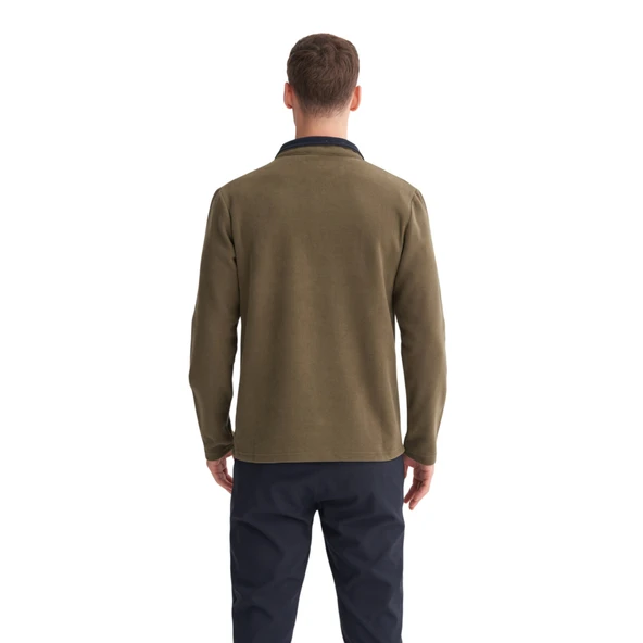 Erkek Slim Fit  Sweatshırt 56430 - Resim 4