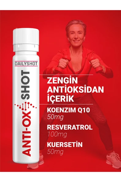 Hangover Shot Antioxshot, Bitkisel Antioksidan Kompleks, Likit Antiox Shot, Resveratrol 14'lü - Resim 5