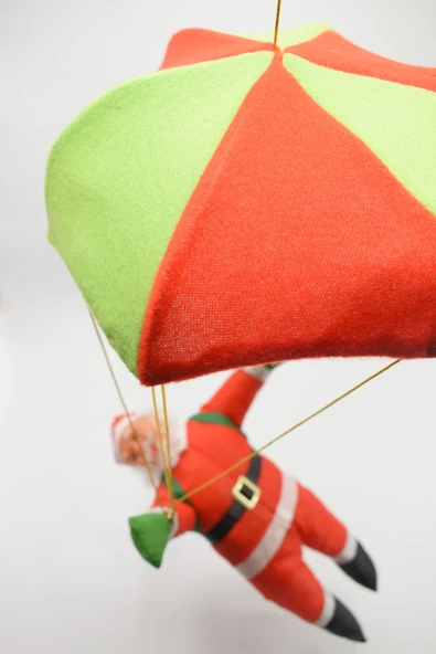 Waldern Premium Parşütlü Noel Baba Yılbaşı Süs - Resim 5