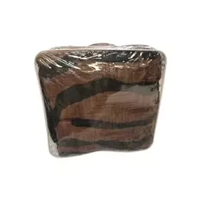 Aksu Safari Çift Kişilik Ultra Yumuşak Embos Vizon Battaniye (200x240)-Leopar Koyu Kahve Siyah - Resim 3