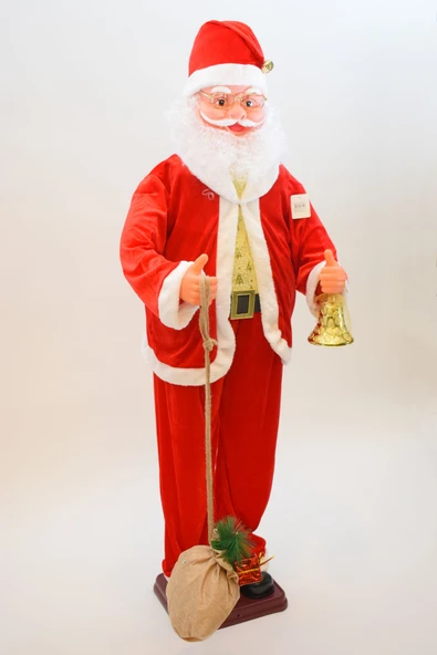 Waldern Yılbaşı 160 cm Hareketli Noel Baba Şarkı Söyler - Resim 2