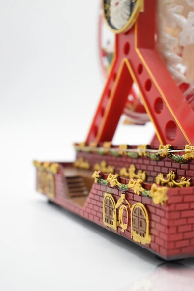 Waldern Premium Collection Dekoratif Yılbaşı Süs Müzikli Işıklı Dönme Dolap - 6