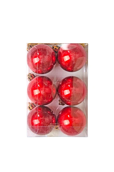 Waldern 6lı Yılbaşı Çam Ağacı Topu 4cm Kırmızı - Resim 6