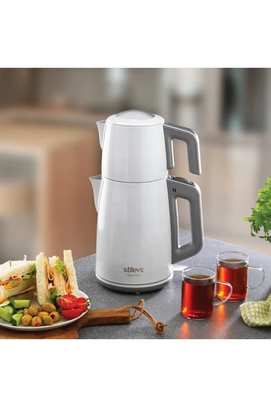 Stilevs SIH30625 Çay Makinesi - Beyaz - Resim 3