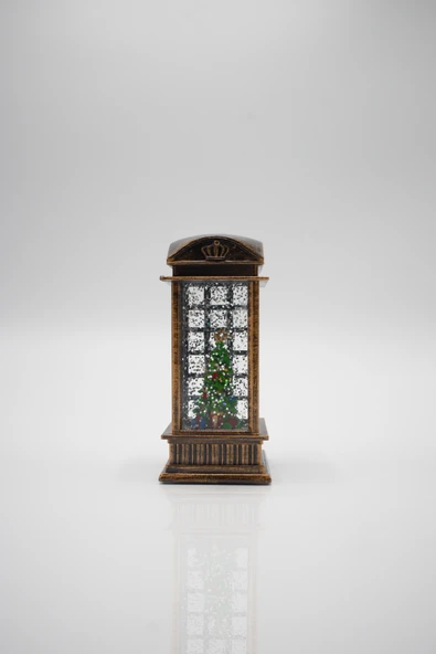 Waldern Yılbaşı Temalı Işıklı Geyik Figürlü Dekoratif Fener - Resim 2