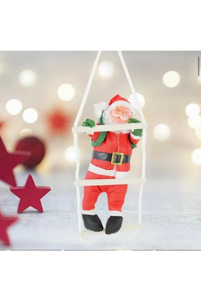 Waldern Yılbaşı Merdivenli 3lü Noel Baba - Resim 5