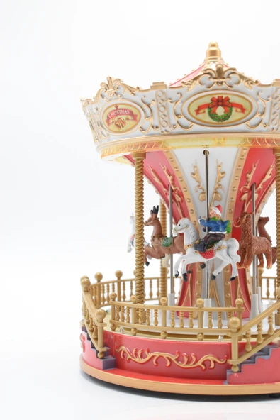 Waldern Premium Collection Yılbaşı Süsü Atlıkarınca 24 cm - Resim 3