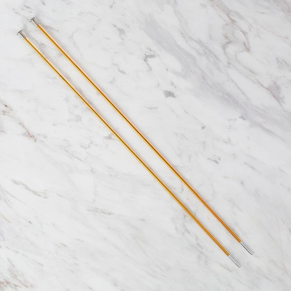 Loren Rythm 2,5mm Sarı Renkli Metal Örgü Şişi ürün görseli 1