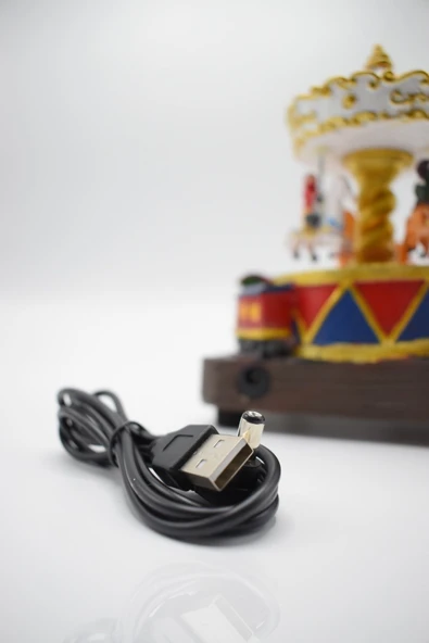 Waldern Premium Collection Yılbaşı Süsü Atlıkarınca 3 - Resim 5