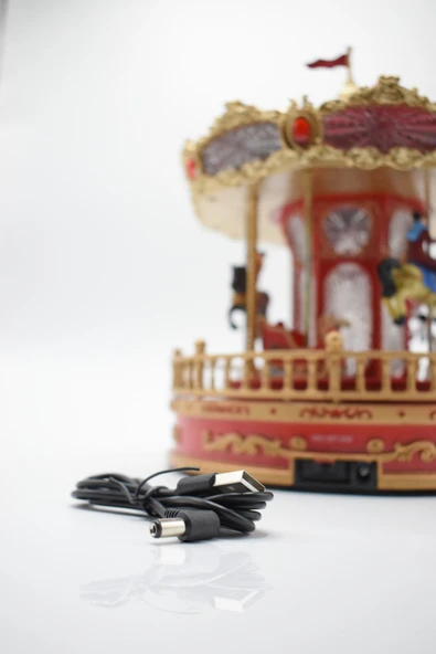 Waldern Premium Collection Yılbaşı Süsü Atlıkarınca XL - Resim 5