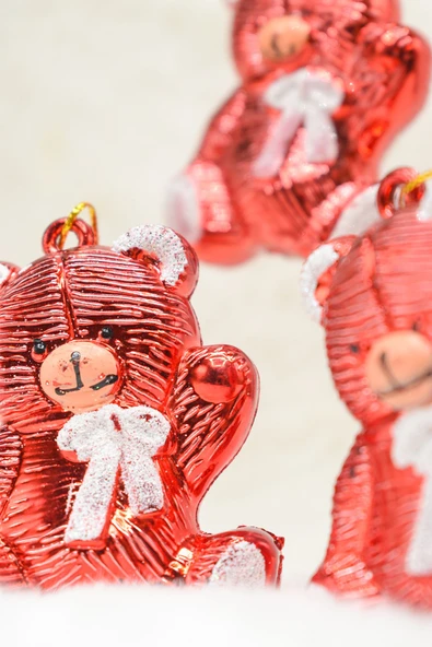 Waldern Premium Collection 3lü Ayıcık Yılbaşı Süs - Resim 2