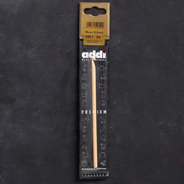 Addi Bambus 5mm 15cm Bambu Yün Tığ - 545-7 ürün görseli 1
