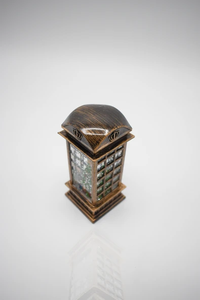 Waldern Yılbaşı Temalı Işıklı Geyik Figürlü Dekoratif Fener - Resim 4