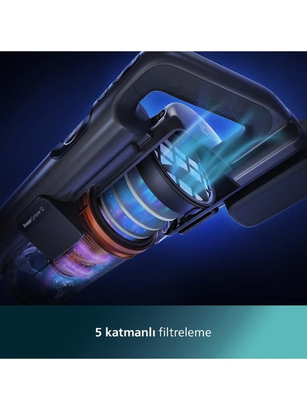 Philips 8000 Serisi Aqua Plus XC8053/01 Şarjlı Dikey Süpürge - 5