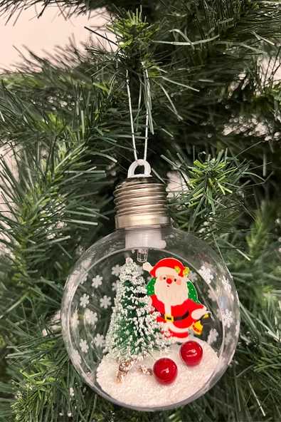 Waldern Yılbaşı Ağaç Santa Claus Işıklı Ampul Süs ürün görseli