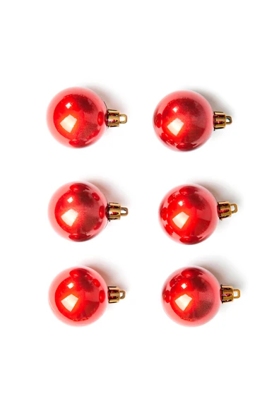 Waldern 6lı Yılbaşı Çam Ağacı Topu 4cm Kırmızı - Resim 2