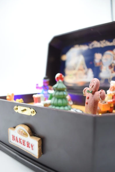 Waldern Premium Collection Dekoratif Müzik Kutusu Yılbaşı Temalı - Resim 6