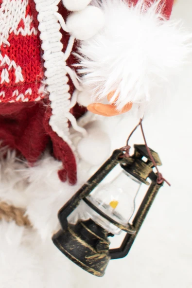 Luxury Full Noel Baba Santa Claus Yılbaşı Süsü 32CM - Resim 5