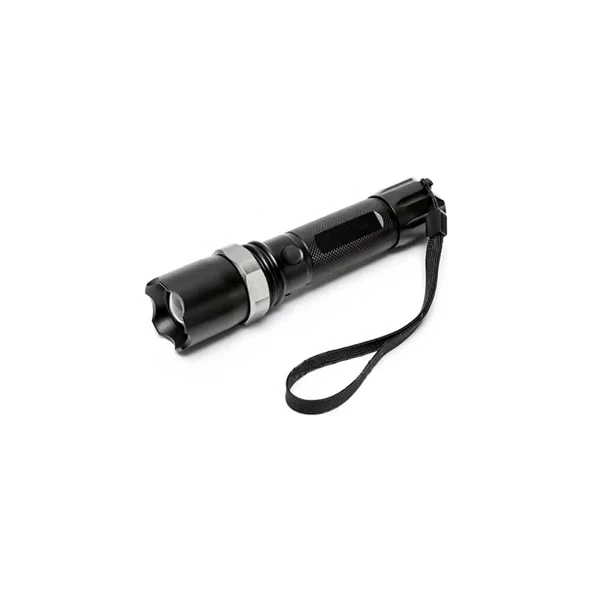 Km-110 Profesyonel Şarjlı El Feneri Ledli+flashlight+zoom Özellikli  Aparatlı 6 Parça Full Set ürün görseli 1