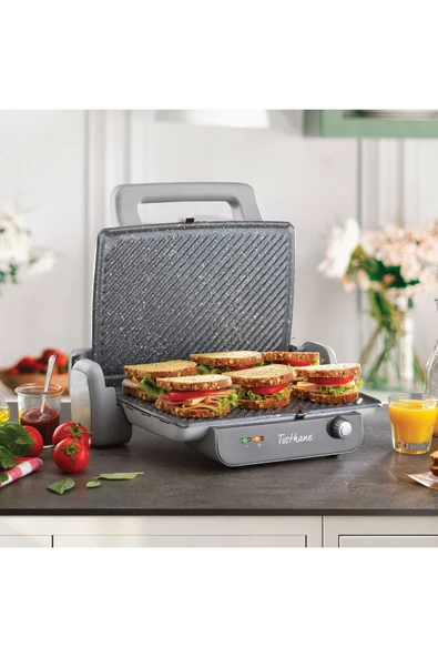 Stilevs SGH23106 Tosthane Granit Tost Makinesi - Beyaz - Resim 6