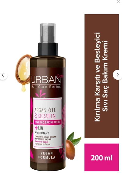 Urban Care Argan Oil Besleyici ve Kırılma Karşıtı Sıvı Saç Kremi 200 ml ürün görseli 1